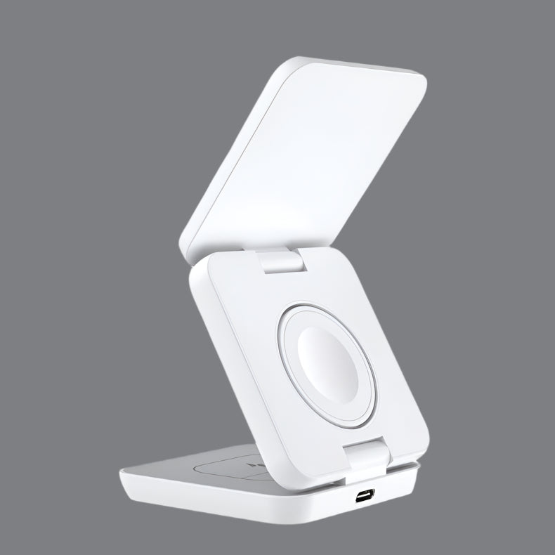 Magnetic Suction Wireless Charging And Folding Phone Holder