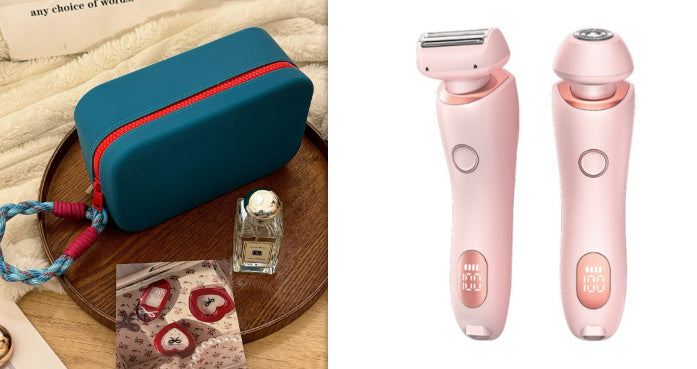 2 In 1 Hair Removal Epilator Women Body Trimmer