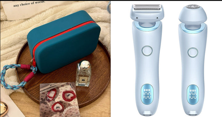 2 In 1 Hair Removal Epilator Women Body Trimmer