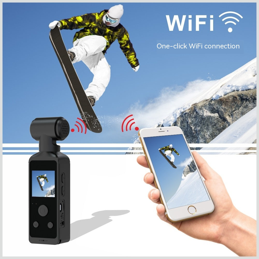 π 270 Degree Rotating 4K Sports Pocket Camera