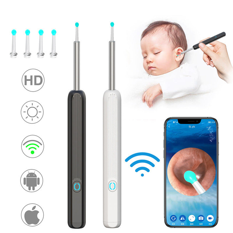 NE3 Ear Cleaning Kit with Camera and LED - Wireless Ear Wax Removal for iPhone