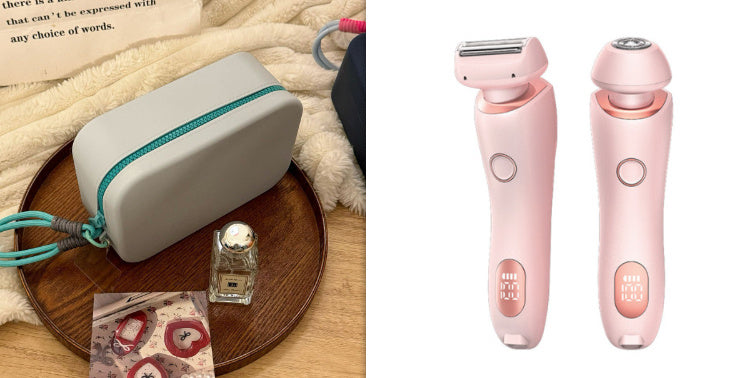 2 In 1 Hair Removal Epilator Women Body Trimmer