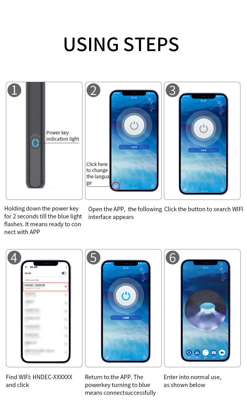 NE3 Ear Cleaning Kit with Camera and LED - Wireless Ear Wax Removal for iPhone