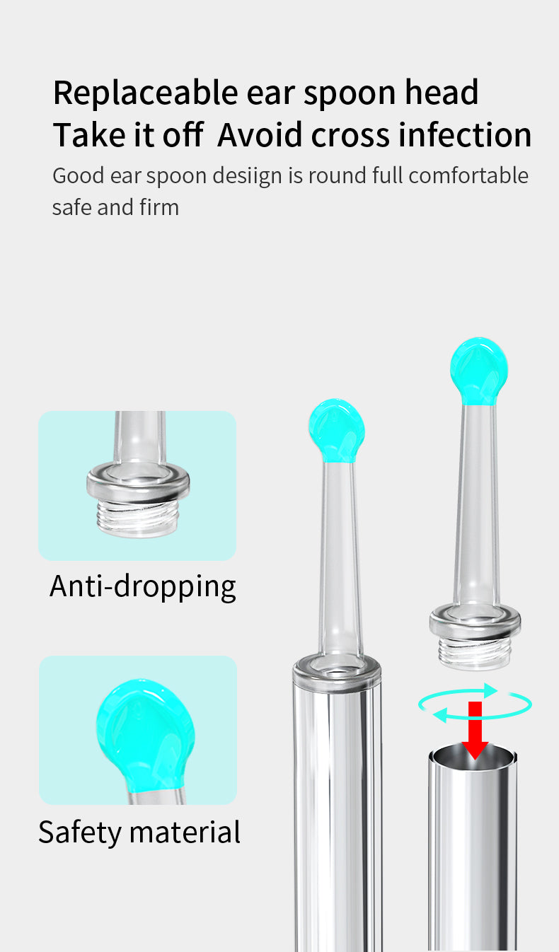 NE3 Ear Cleaning Kit with Camera and LED - Wireless Ear Wax Removal for iPhone