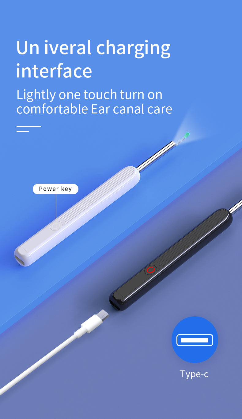 NE3 Ear Cleaning Kit with Camera and LED - Wireless Ear Wax Removal for iPhone
