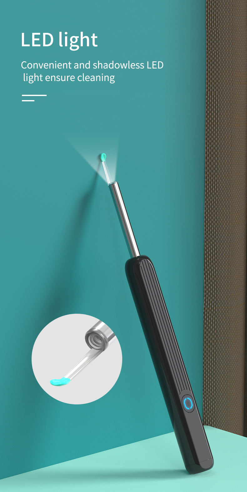 NE3 Ear Cleaning Kit with Camera and LED - Wireless Ear Wax Removal for iPhone