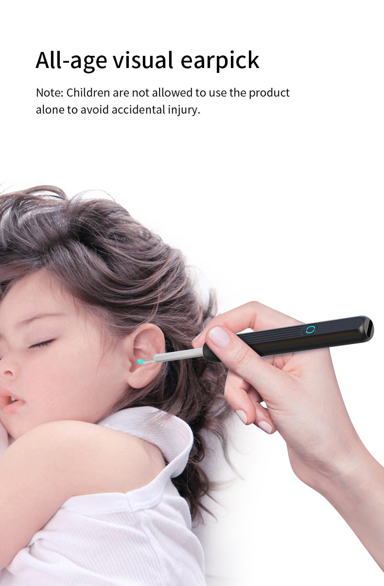 NE3 Ear Cleaning Kit with Camera and LED - Wireless Ear Wax Removal for iPhone