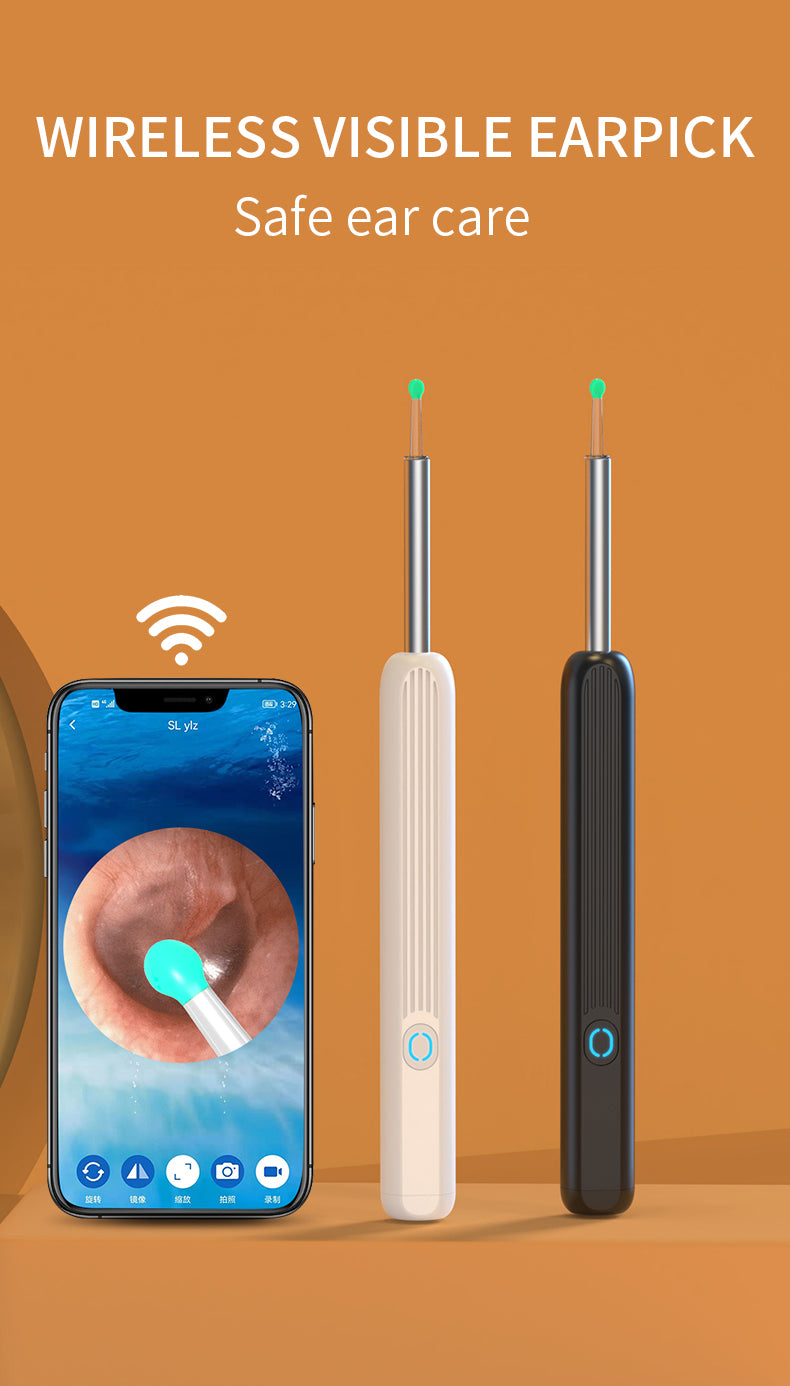 NE3 Ear Cleaning Kit with Camera and LED - Wireless Ear Wax Removal for iPhone