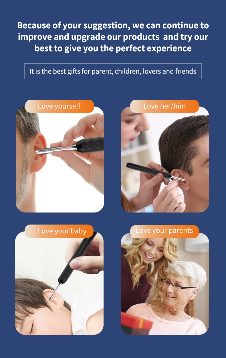 NE3 Ear Cleaning Kit with Camera and LED - Wireless Ear Wax Removal for iPhone