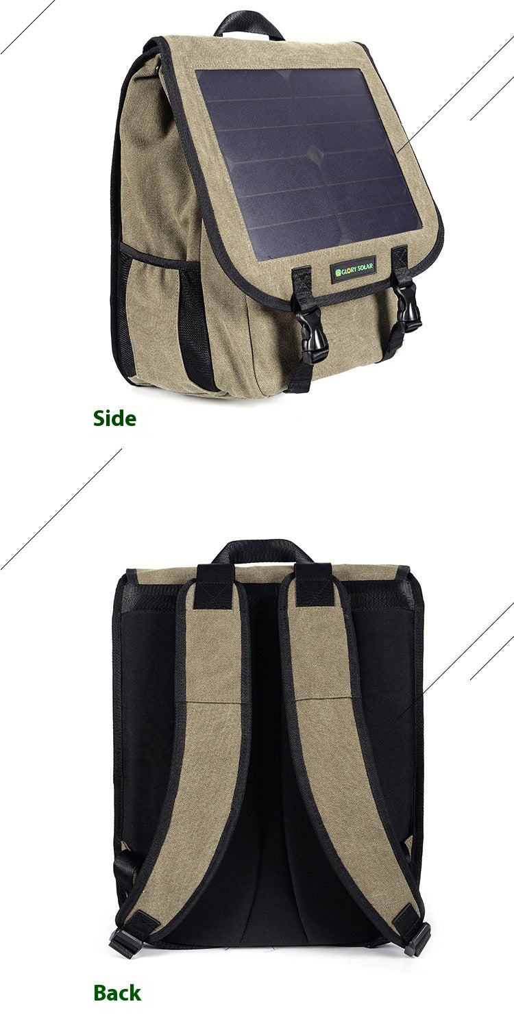Solar Charging Multifunctional Wear-resistant Large Capacity Outdoor Computer Bag