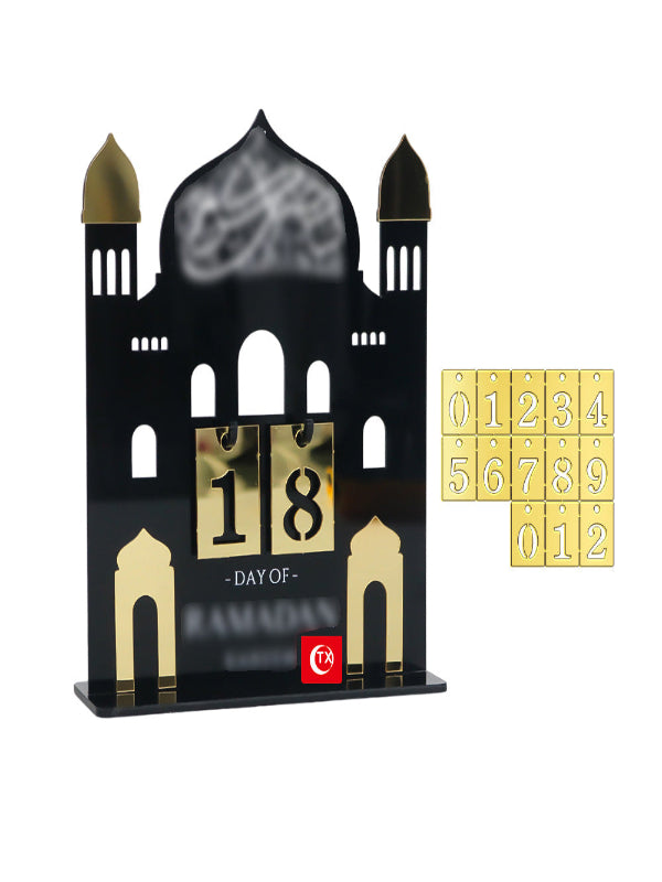 Middle East Festival Castle Shape Acrylic Countdown Calendar
