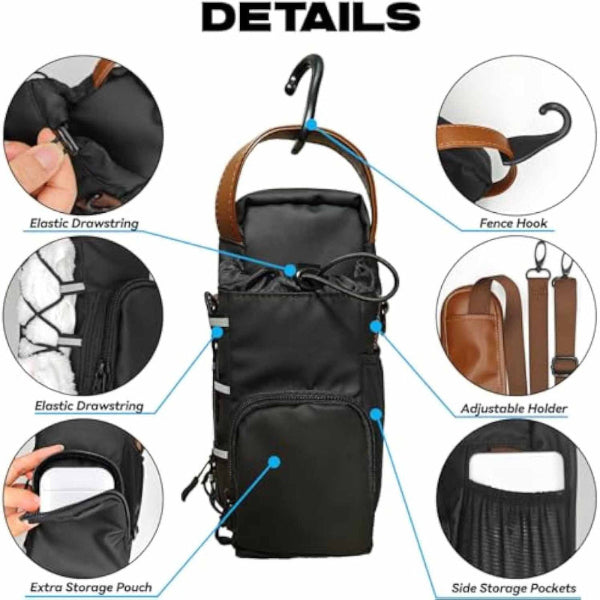 Waterproof Gym Water Bottle Rack Sport Bag