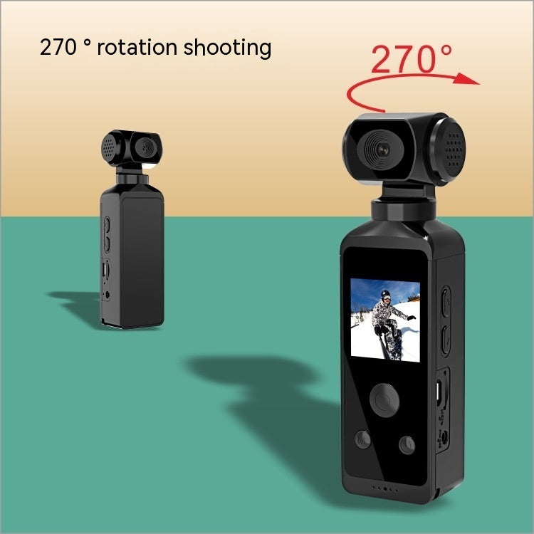 π 270 Degree Rotating 4K Sports Pocket Camera
