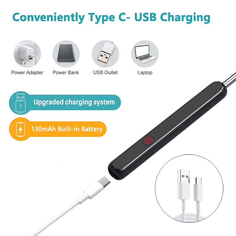 NE3 Ear Cleaning Kit with Camera and LED - Wireless Ear Wax Removal for iPhone