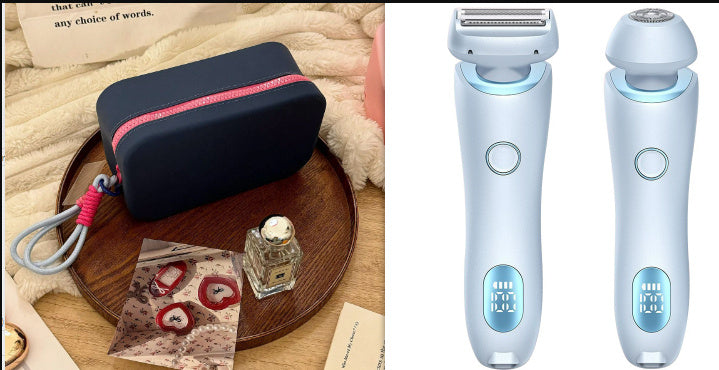 2 In 1 Hair Removal Epilator Women Body Trimmer
