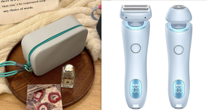2 In 1 Hair Removal Epilator Women Body Trimmer