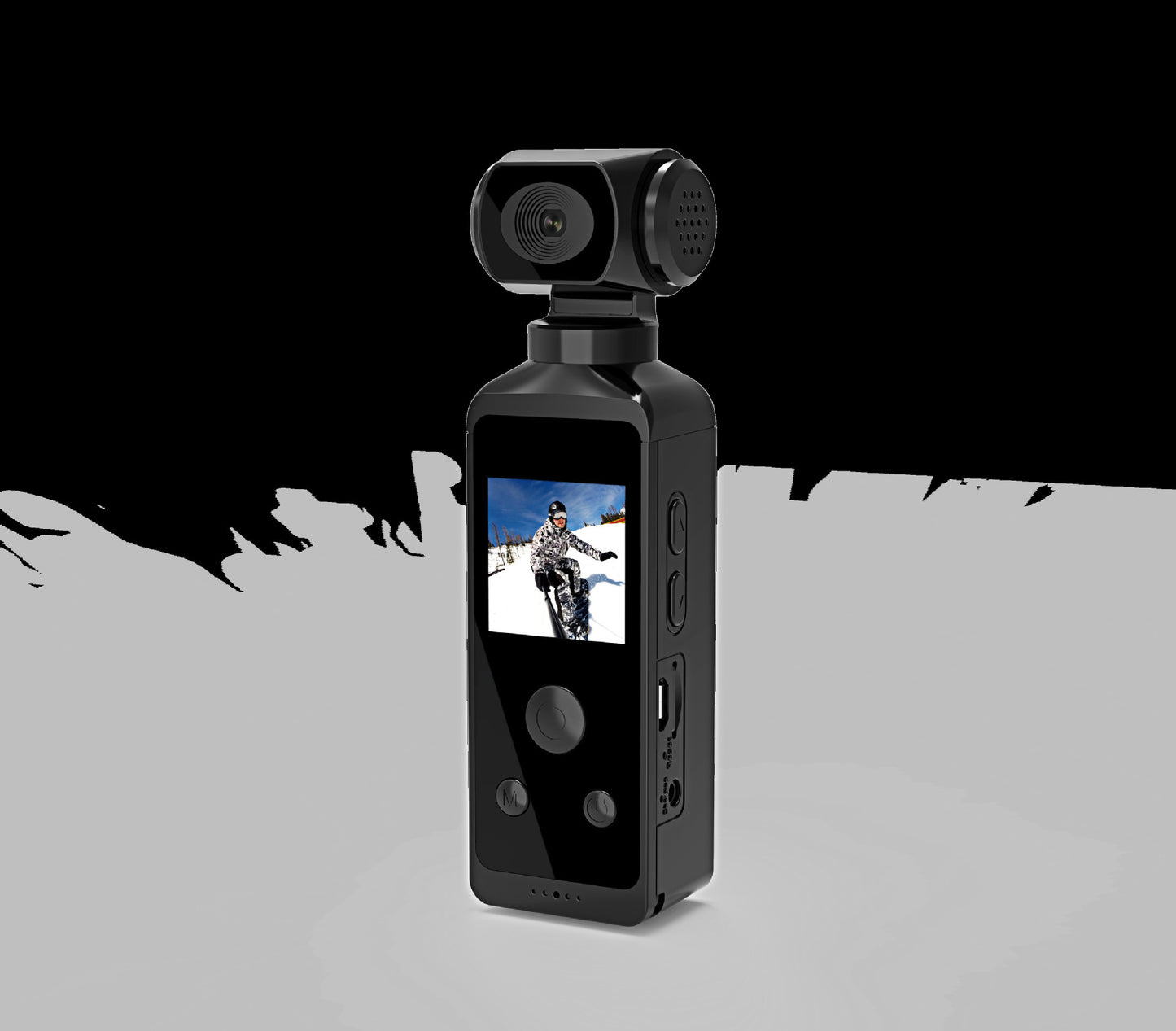 π 270 Degree Rotating 4K Sports Pocket Camera