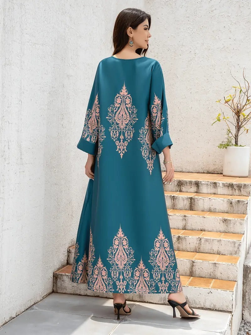 Ramadan bold printed Kaftan