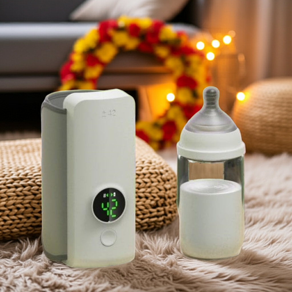 Portable Baby Bottle Warmer – USB Rechargeable Milk Heating Bag