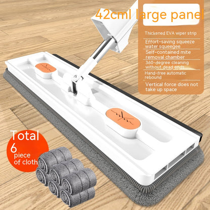 New Style Large Flat Mop with Stainless Steel Handle – 360° Rotating, Self-Wringing Floor Cleaning Mop - Product Image 18