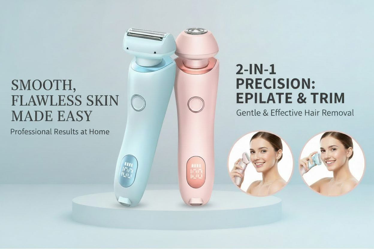 2 In 1 Hair Removal Epilator Banner - No CTA