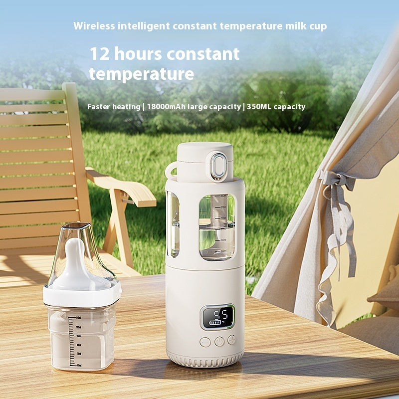 Portable Thermal Flask Milk Modulator Wireless Heating