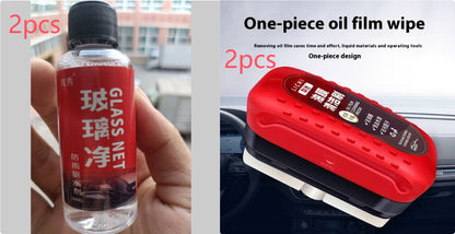 Car Glass Oil Film Cleaning Brush Strong Decontamination