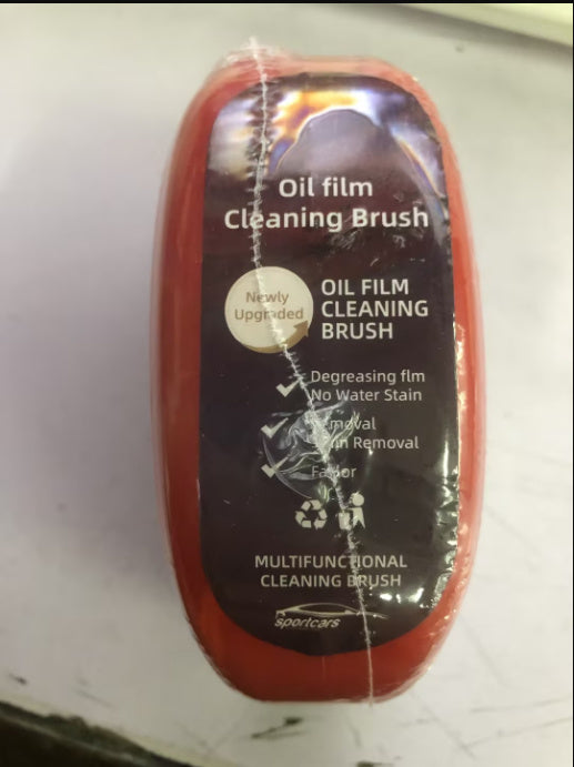 Car Glass Oil Film Cleaning Brush Strong Decontamination