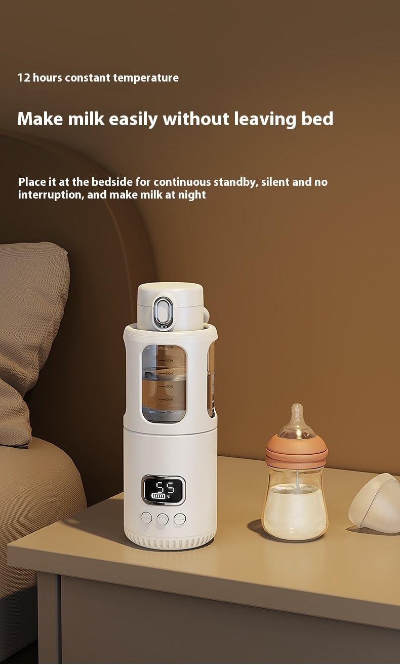 Portable Thermal Flask Milk Modulator Wireless Heating