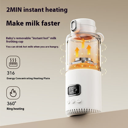 Portable Thermal Flask Milk Modulator Wireless Heating