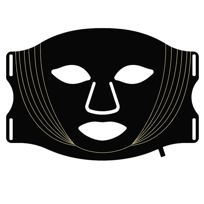 Household Silicone Red-light LED Photon Facial Beauty Mask For The Face CJ Dropship