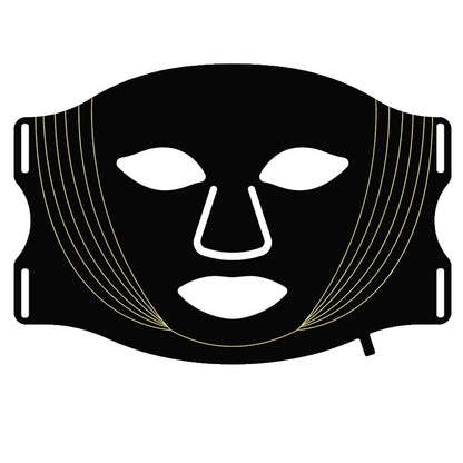 Household Silicone Red-light LED Photon Facial Beauty Mask For The Face CJ Dropship