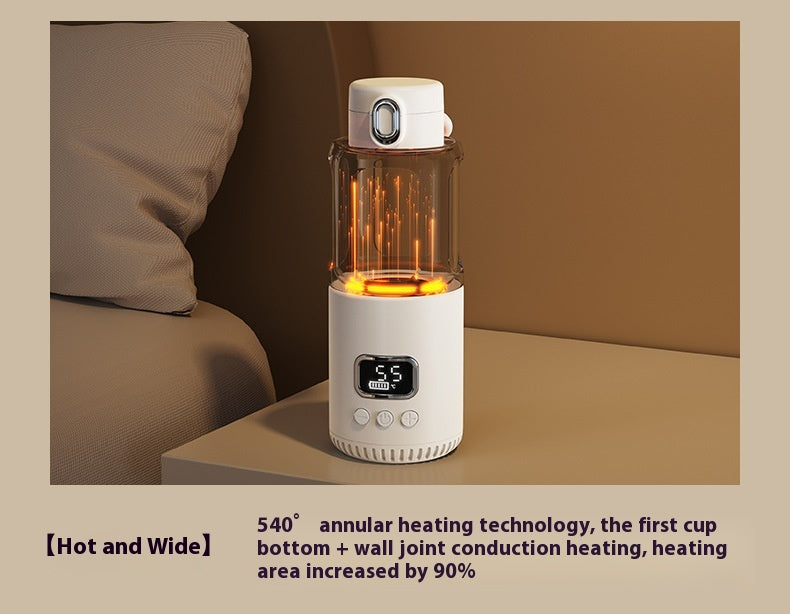 Portable Thermal Flask Milk Modulator Wireless Heating