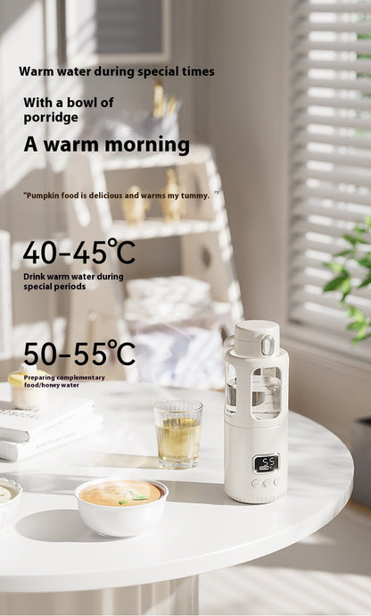 Portable Thermal Flask Milk Modulator Wireless Heating