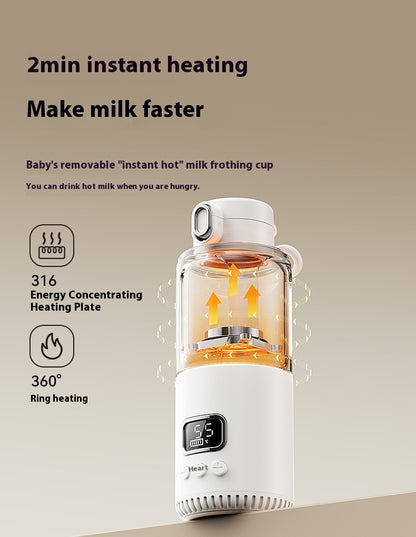 Portable Thermal Flask Milk Modulator Wireless Heating