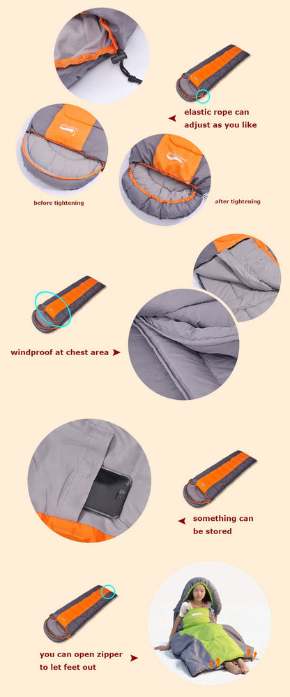 Camping Sleeping Bag For Outdoor Traveling Hiking