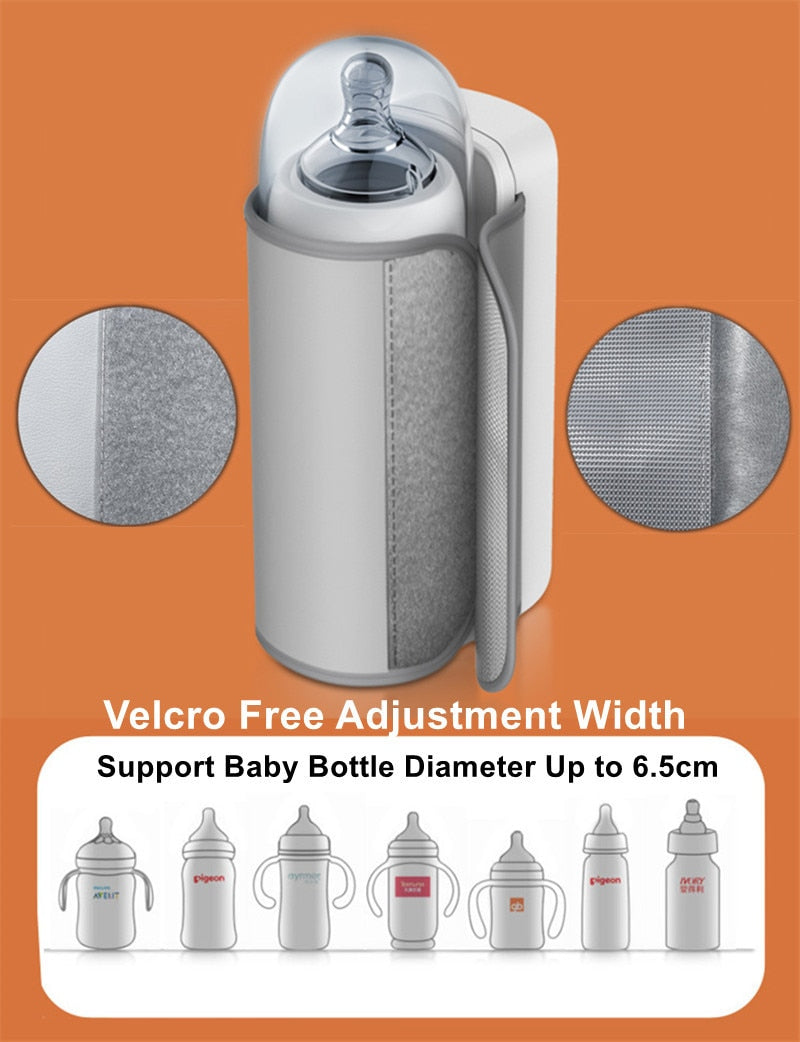 Portable Baby Bottle Warmer – USB Rechargeable Milk Heating Bag Wayn Shopping