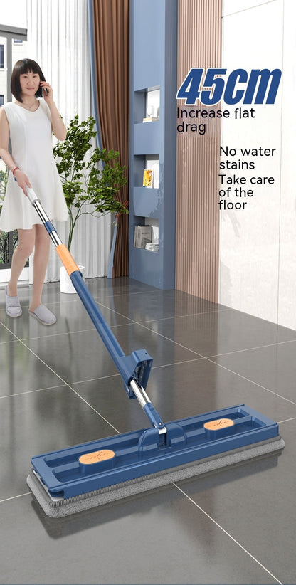 New Style Large Flat Mop with Stainless Steel Handle – 360° Rotating, Self-Wringing Floor Cleaning Mop - Product Image 6