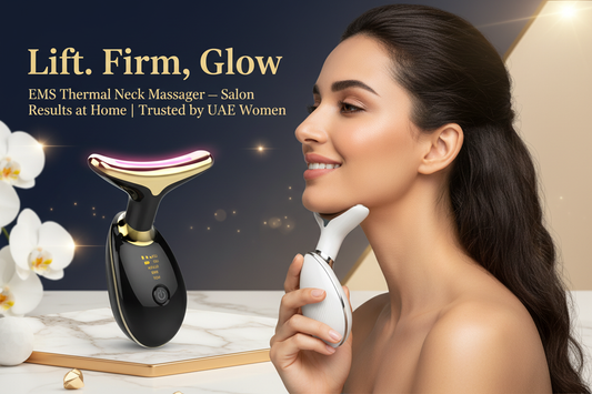 EMS Neck Massager UAE Marketing Image